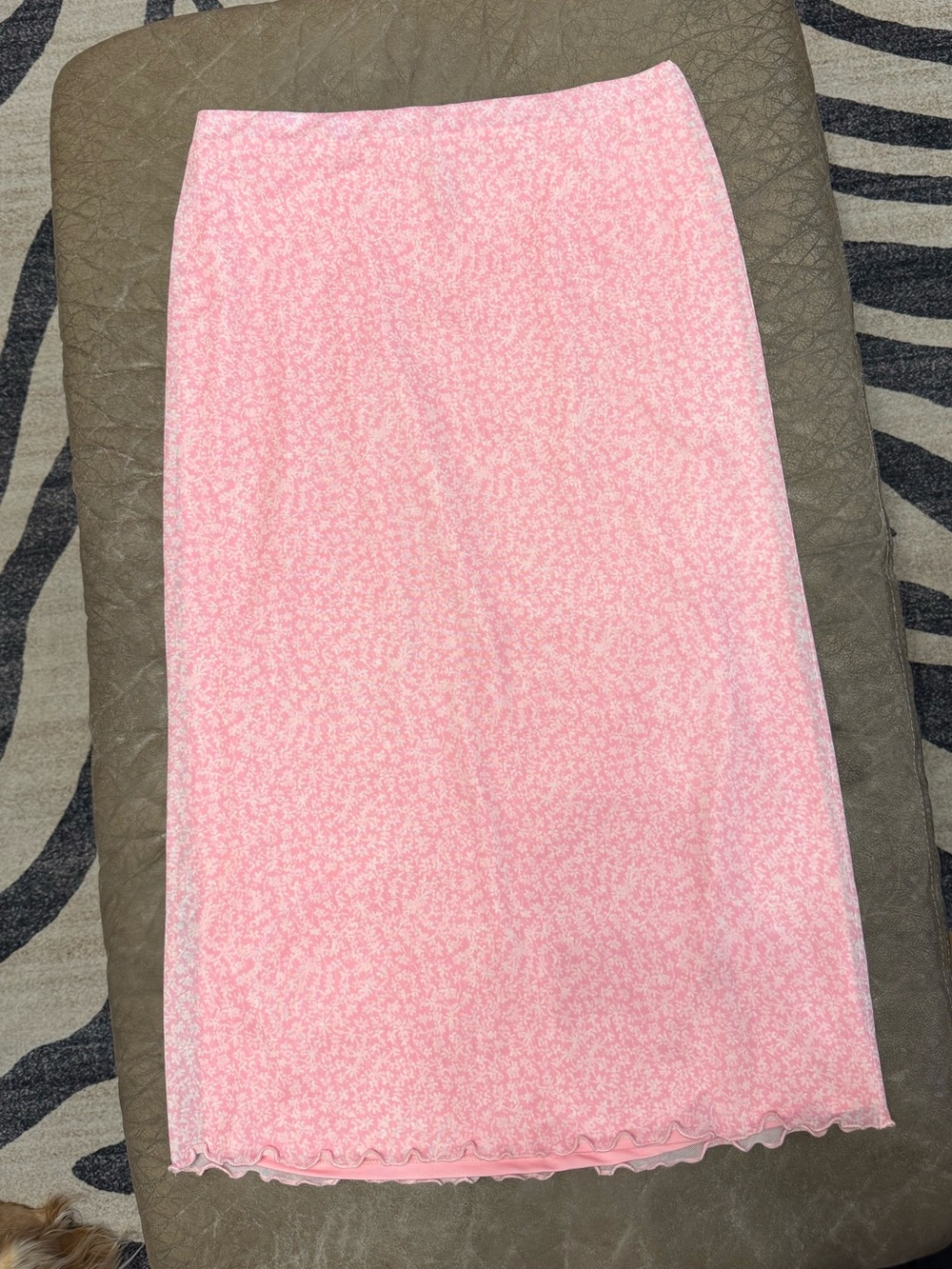 Pink midi skirt FOREVER 21